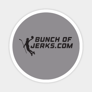 Bunch of Jerks Black Logo Magnet